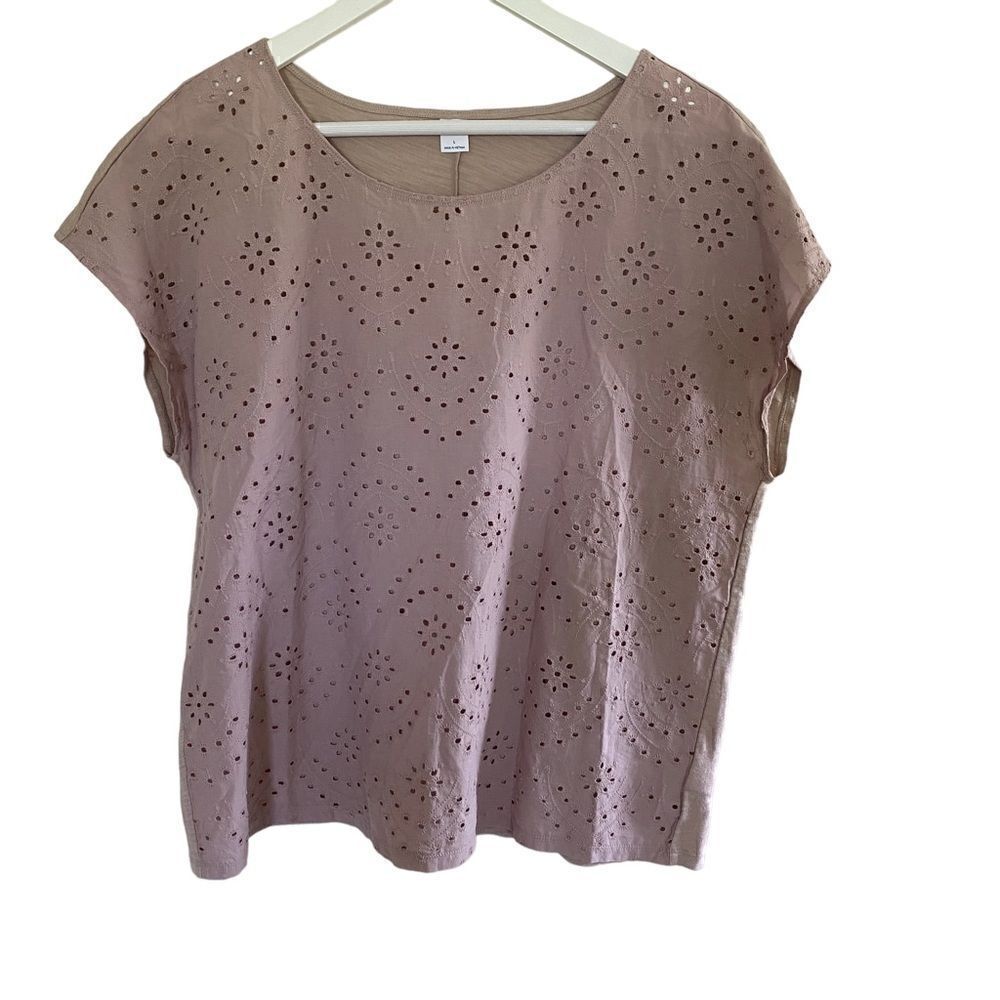 Old navy short sleeve large blush pink